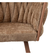 Sophisticated Hand-Finished Wave Chairs in Organic Neutral Tones