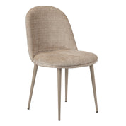 Elegant Hand-Finished Egg Chair Set in Cream, Minimalist Design