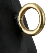 Midnight amphora black and gold aluminium vase