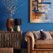 Timeless Luxury Handmade Table Lamp in Gold and Black Design