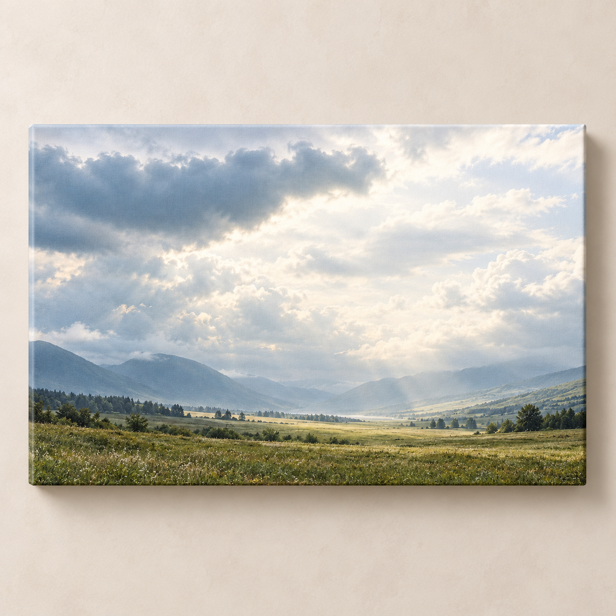 A Quiet Sky horizontal canvas standalone