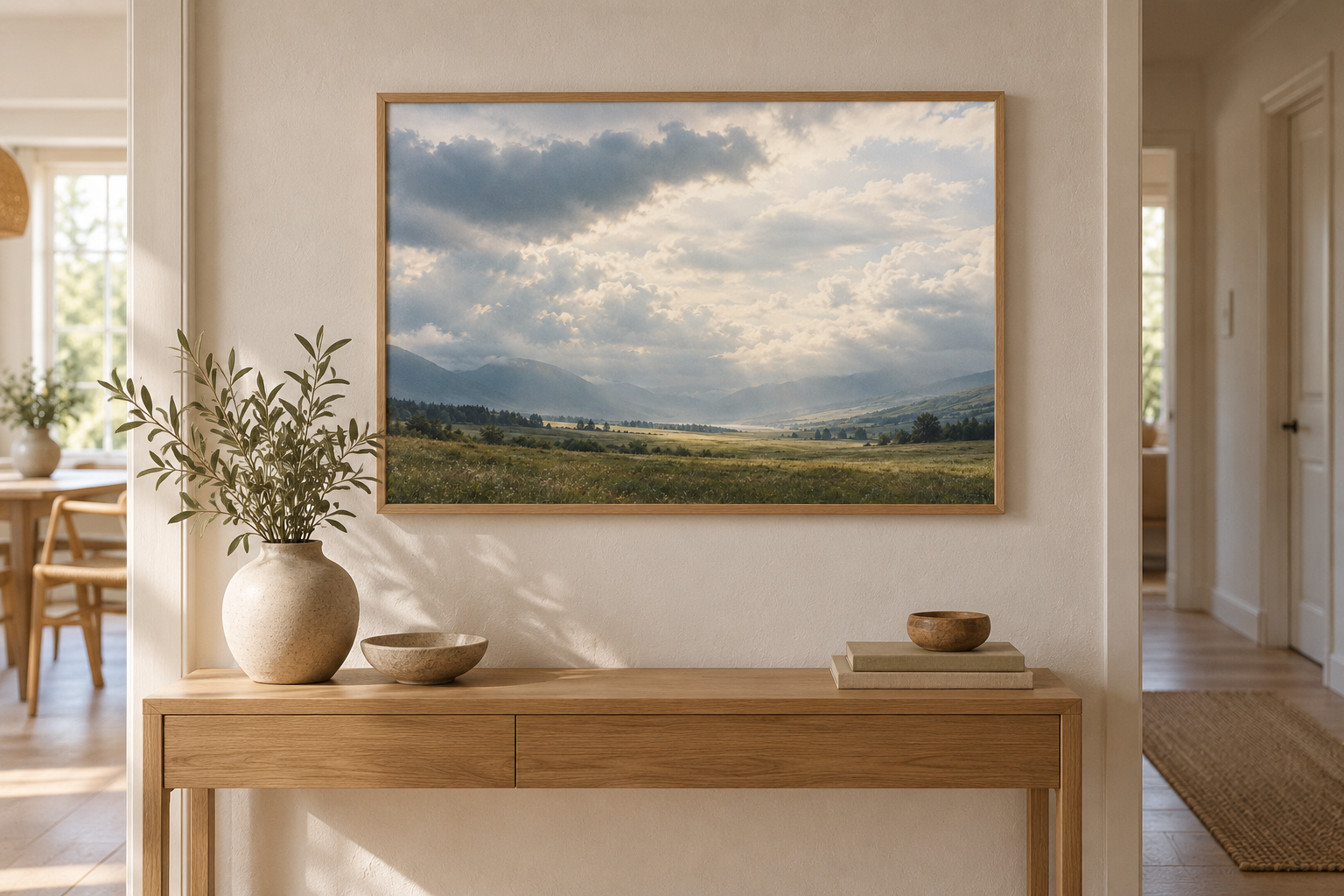 A Quiet Sky horizontal poster interior