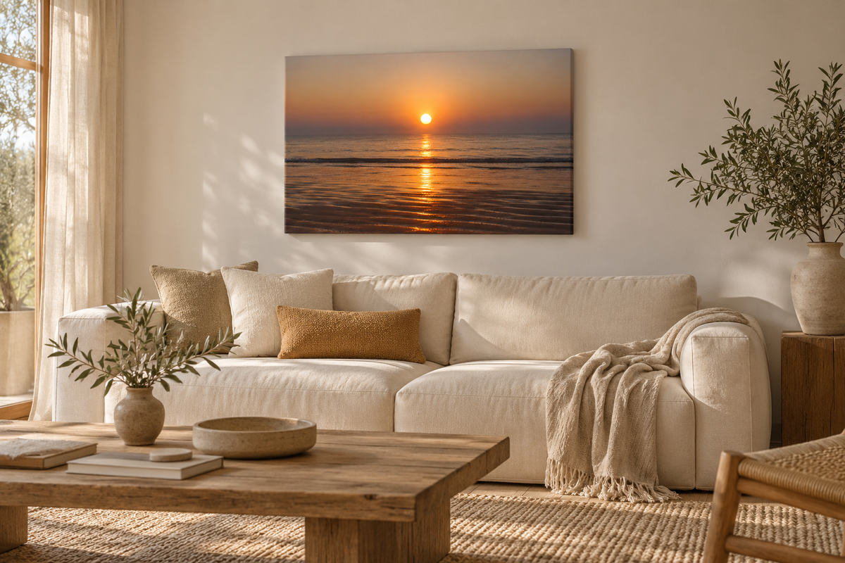 Amber Tide - Horizontaal canvas