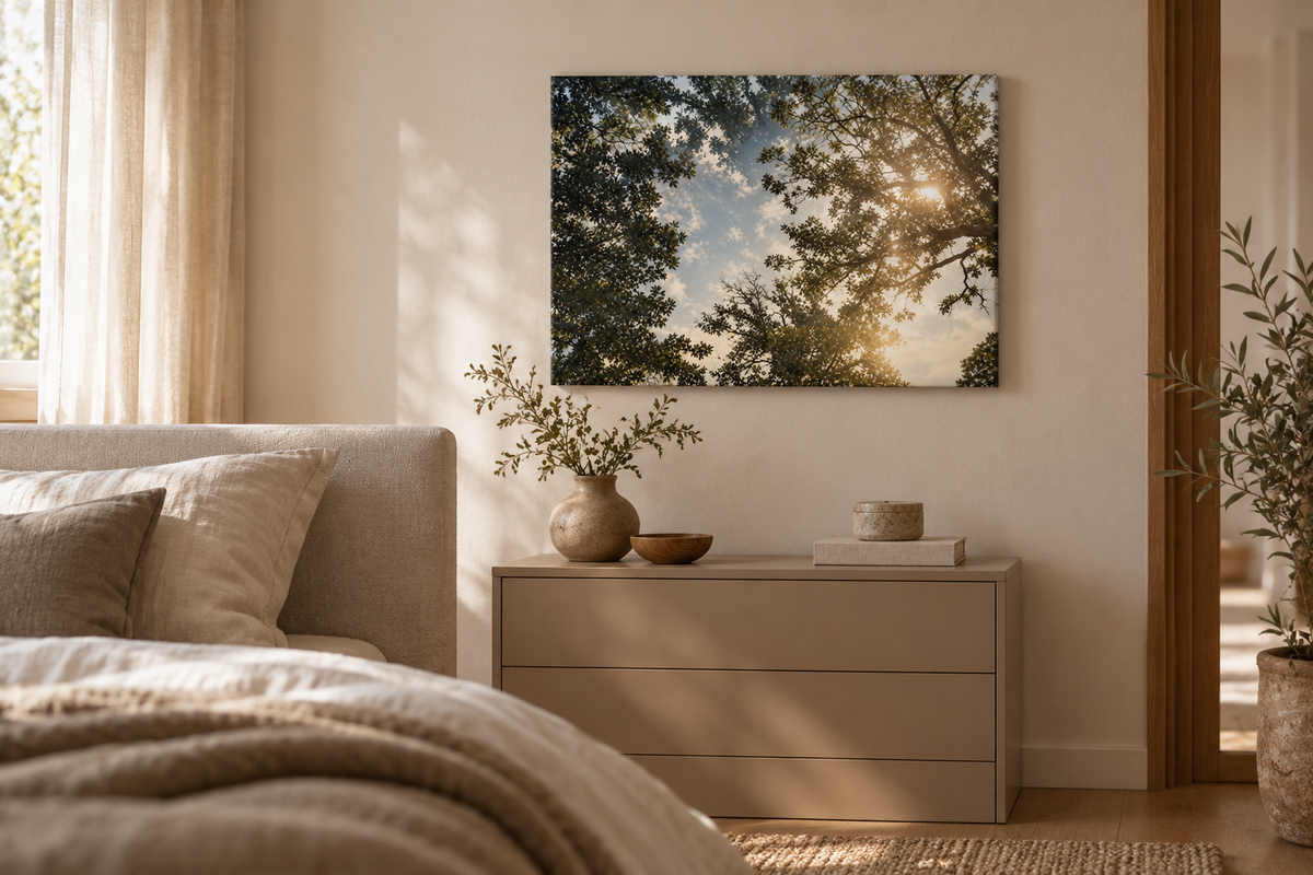 Light Through the Canopy - Horizontaal canvas