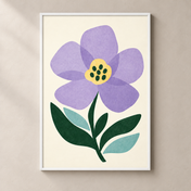 Lilac Blossom poster standalone mockup