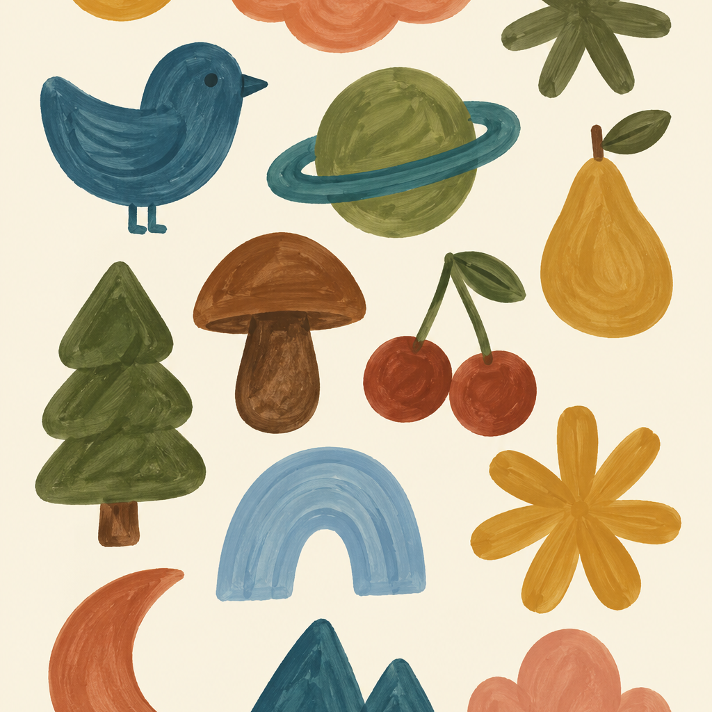 Little Wonders in Autumn, vertical nursery artwork