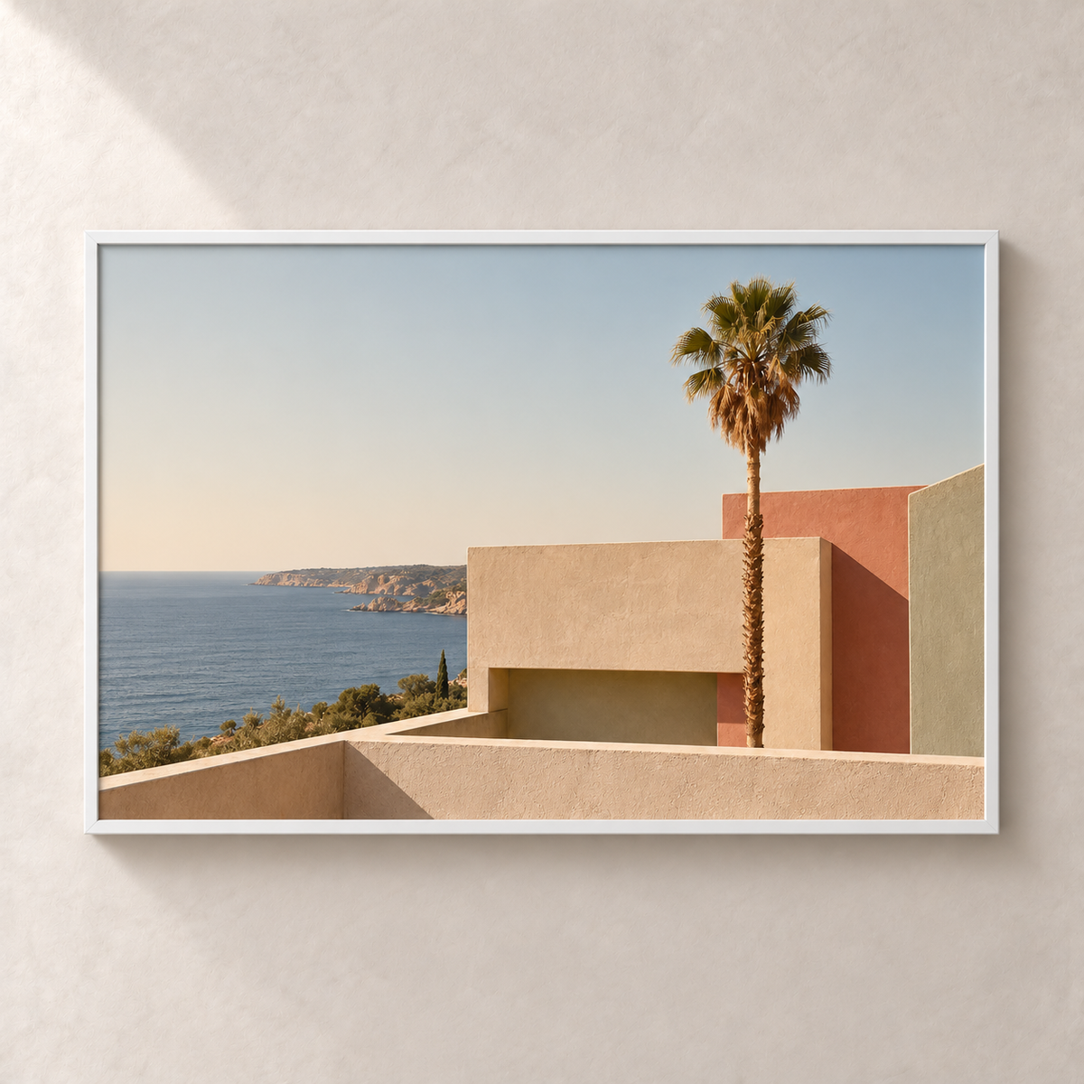 Pale Coastline - Horizontales Poster