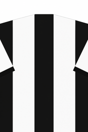 Personalised Football Shirt – Black and White Stripes vertical artwork