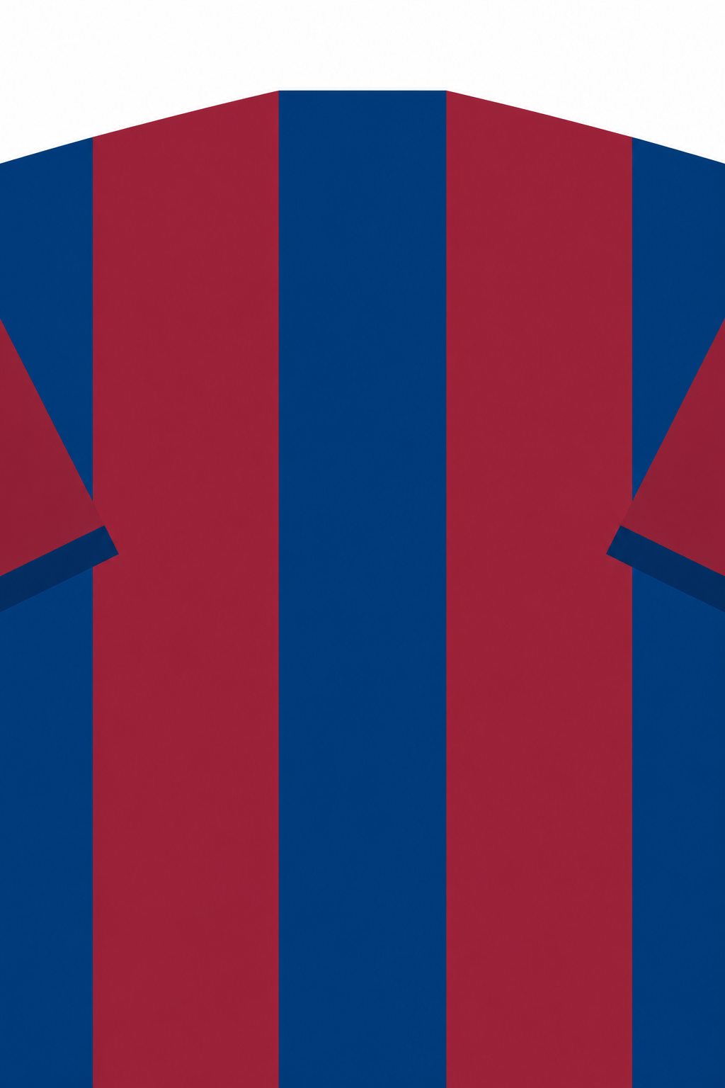 Personalised Football Shirt – Navy and Burgundy Stripes vertical artwork