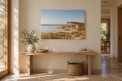 The Quiet Shore horizontal canvas interior