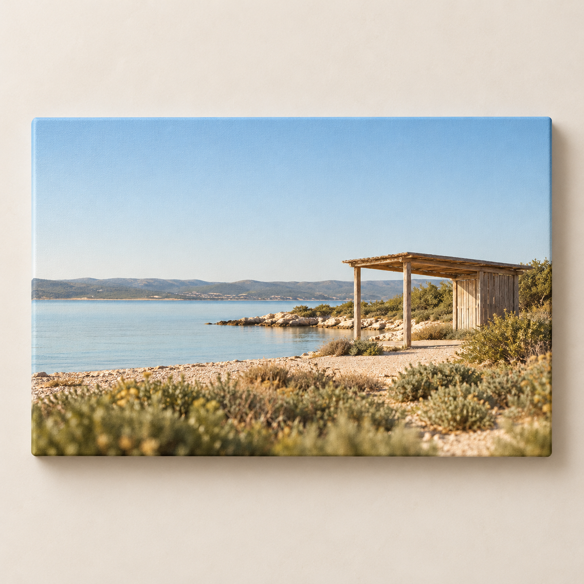 The Quiet Shore - Horizontaal canvas