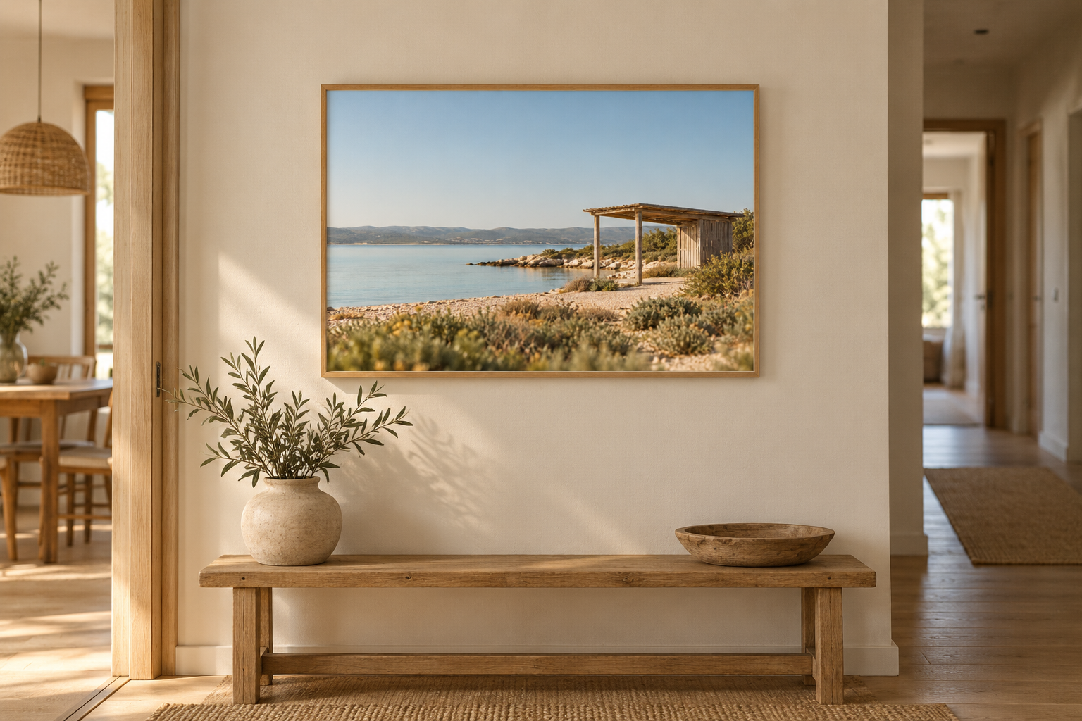 The Quiet Shore horizontal poster interior