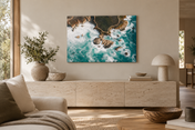 Tidal Memory horizontal canvas interior