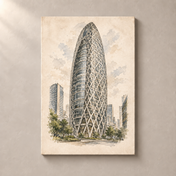 Mode Gakuen Cocoon Tower canvas standalone mockup