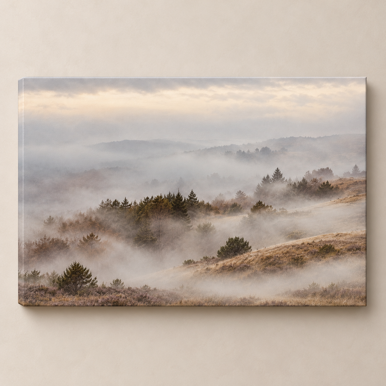 Where the Mist Settles horizontal canvas standalone