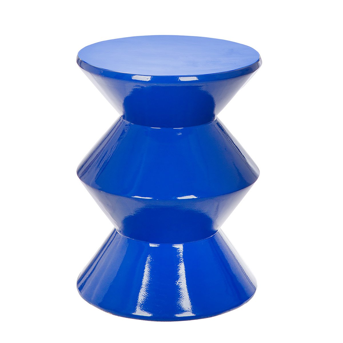 Handcrafted Artisan Side Table in Timeless Geometric Design