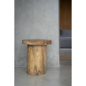 Timeless Artisan Crafted Natural Side Table for Luxury Spaces