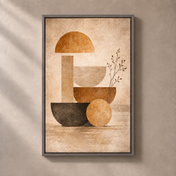 FNR frame preview oak | Geometric Earth Harmony