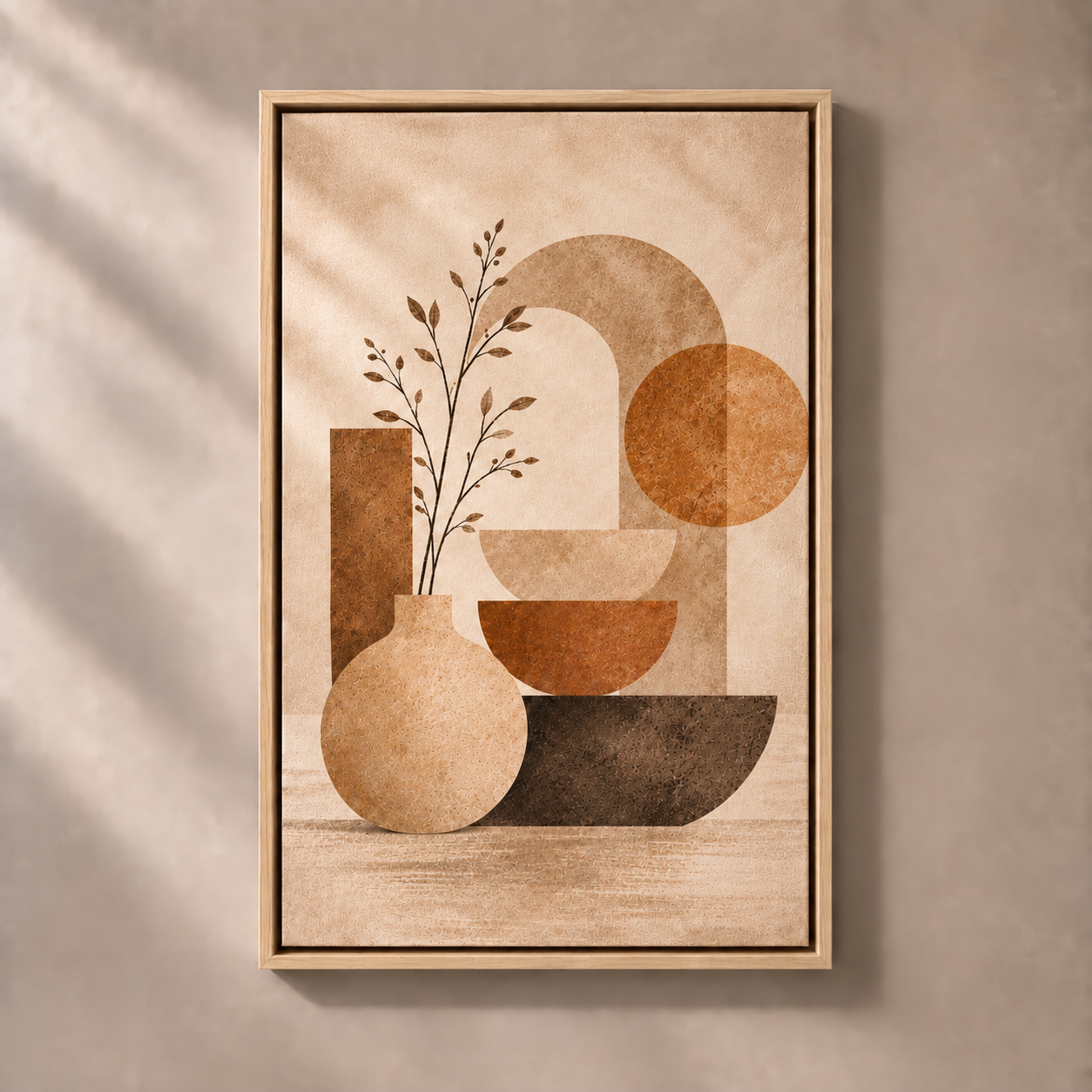 FNR frame preview natural | Geometric Earth Harmony No.4