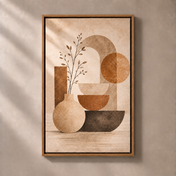 FNR frame preview oak | Geometric Earth Harmony No.4