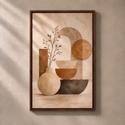 FNR frame preview walnut | Geometric Earth Harmony No.4