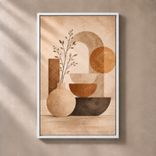 FNR frame preview white | Geometric Earth Harmony No.4