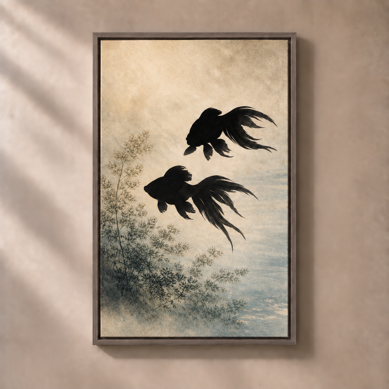 FNR frame preview oak | Golden Ink Koi