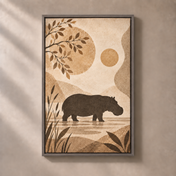 FNR frame preview oak | Hippo in Still Waters