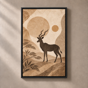 FNR frame preview black | Kudu in the Evening Hush