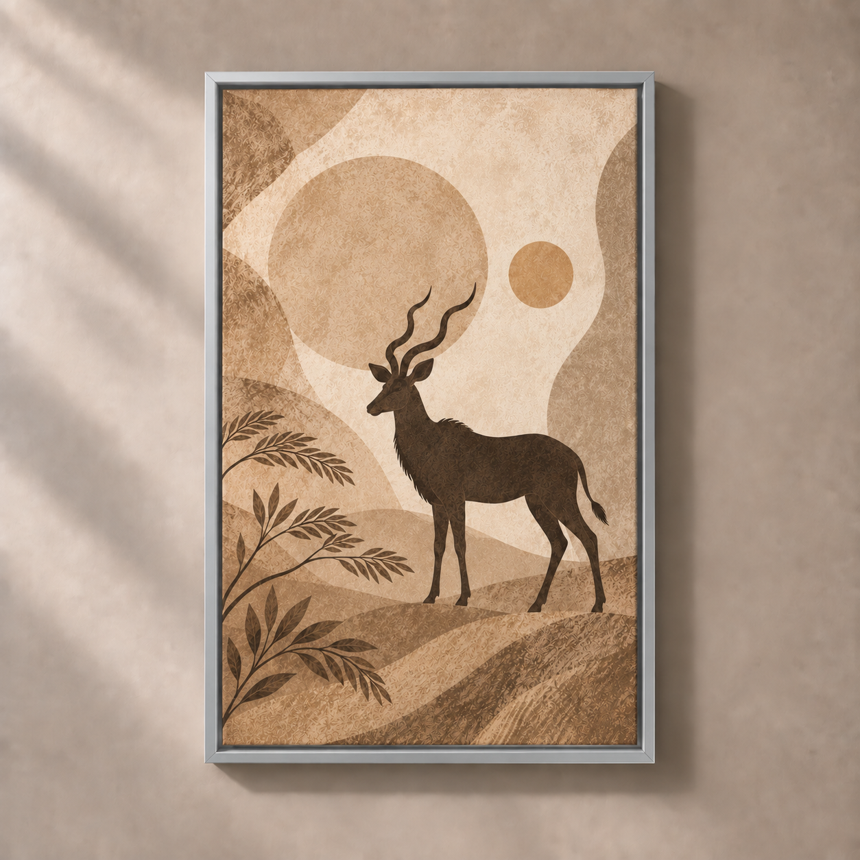 FNR frame preview silver | Kudu in the Evening Hush