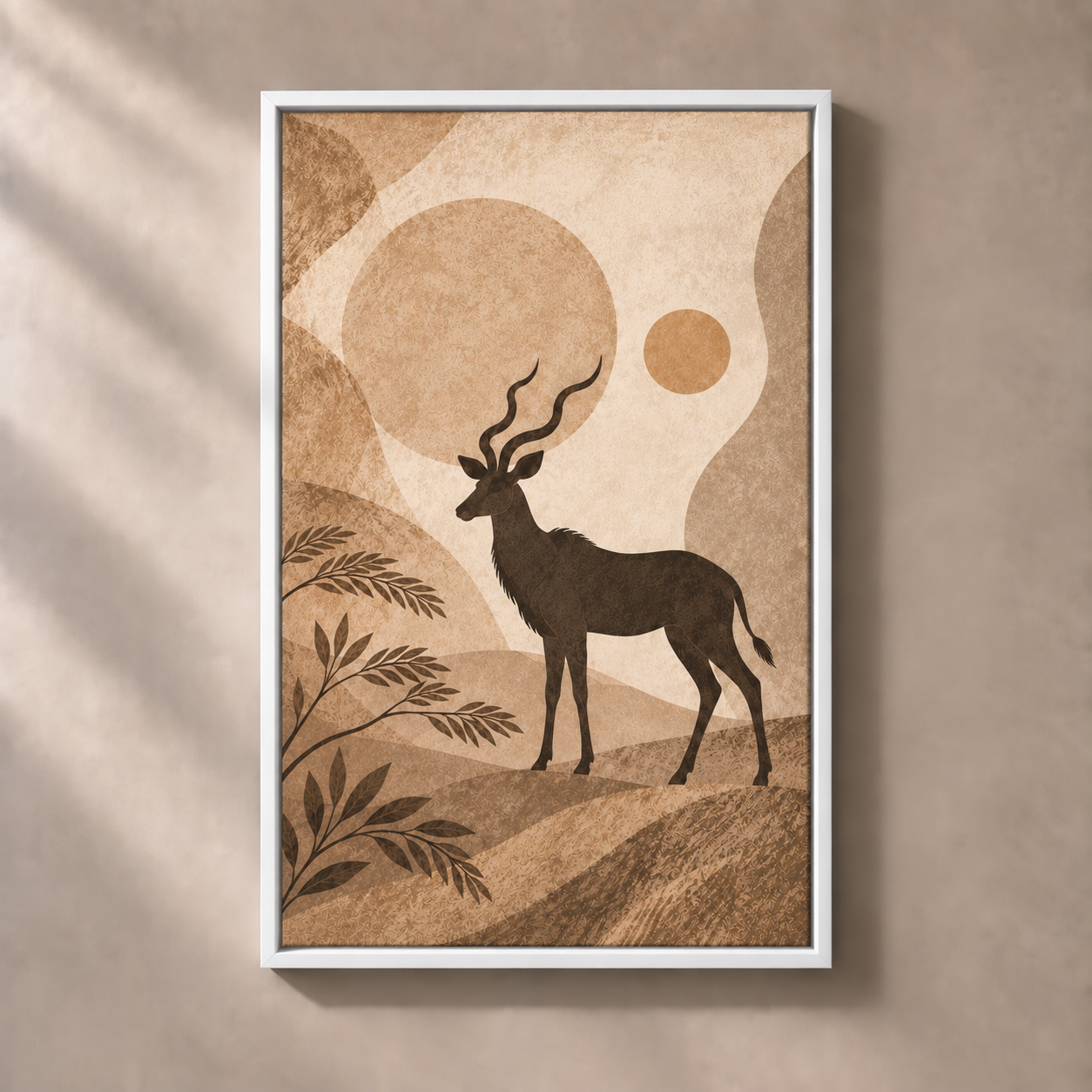 FNR frame preview white | Kudu in the Evening Hush