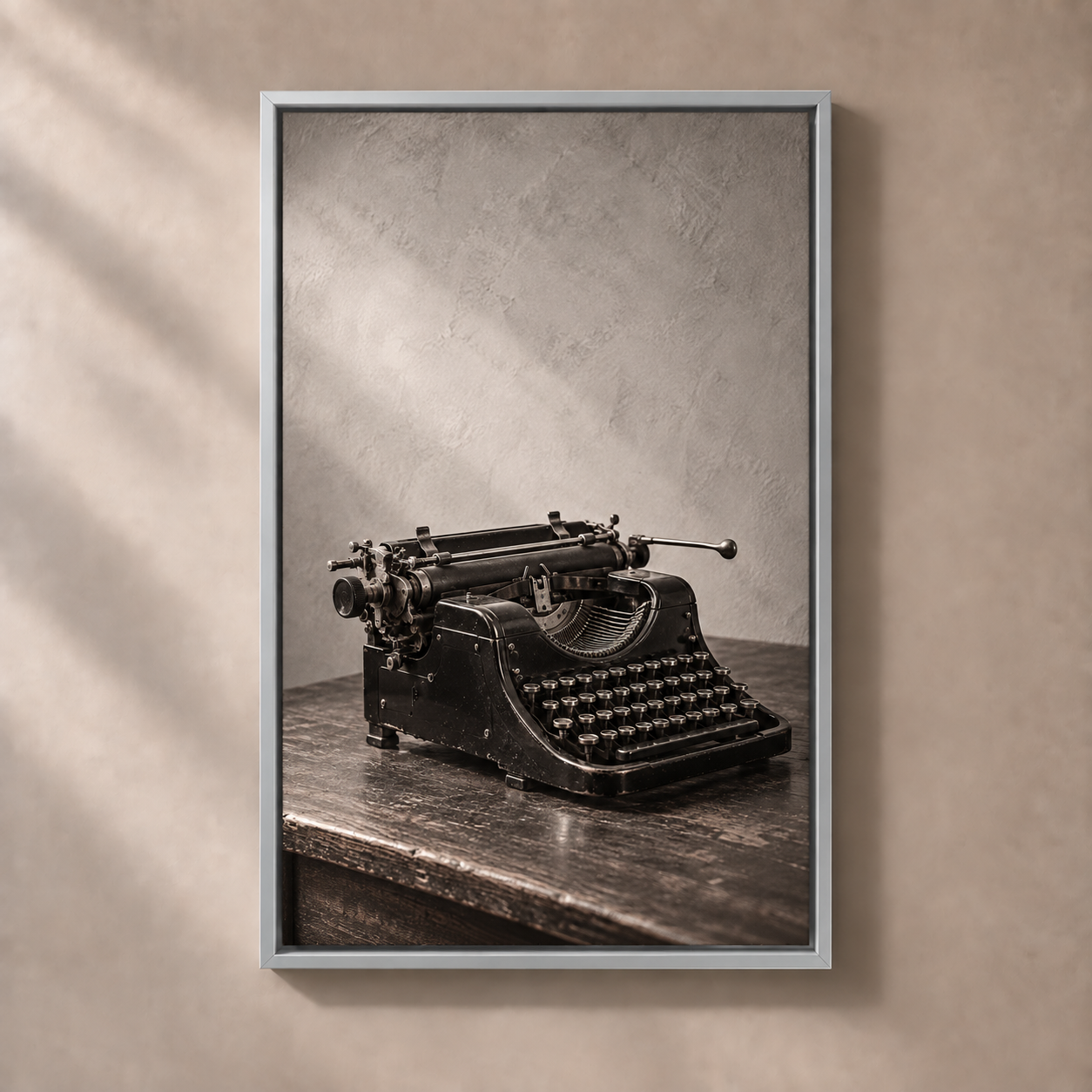 FNR frame preview silver | Letters Never Sent