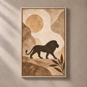 FNR frame preview natural | Lion in Soft Earth