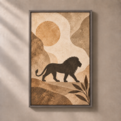 FNR frame preview oak | Lion in Soft Earth