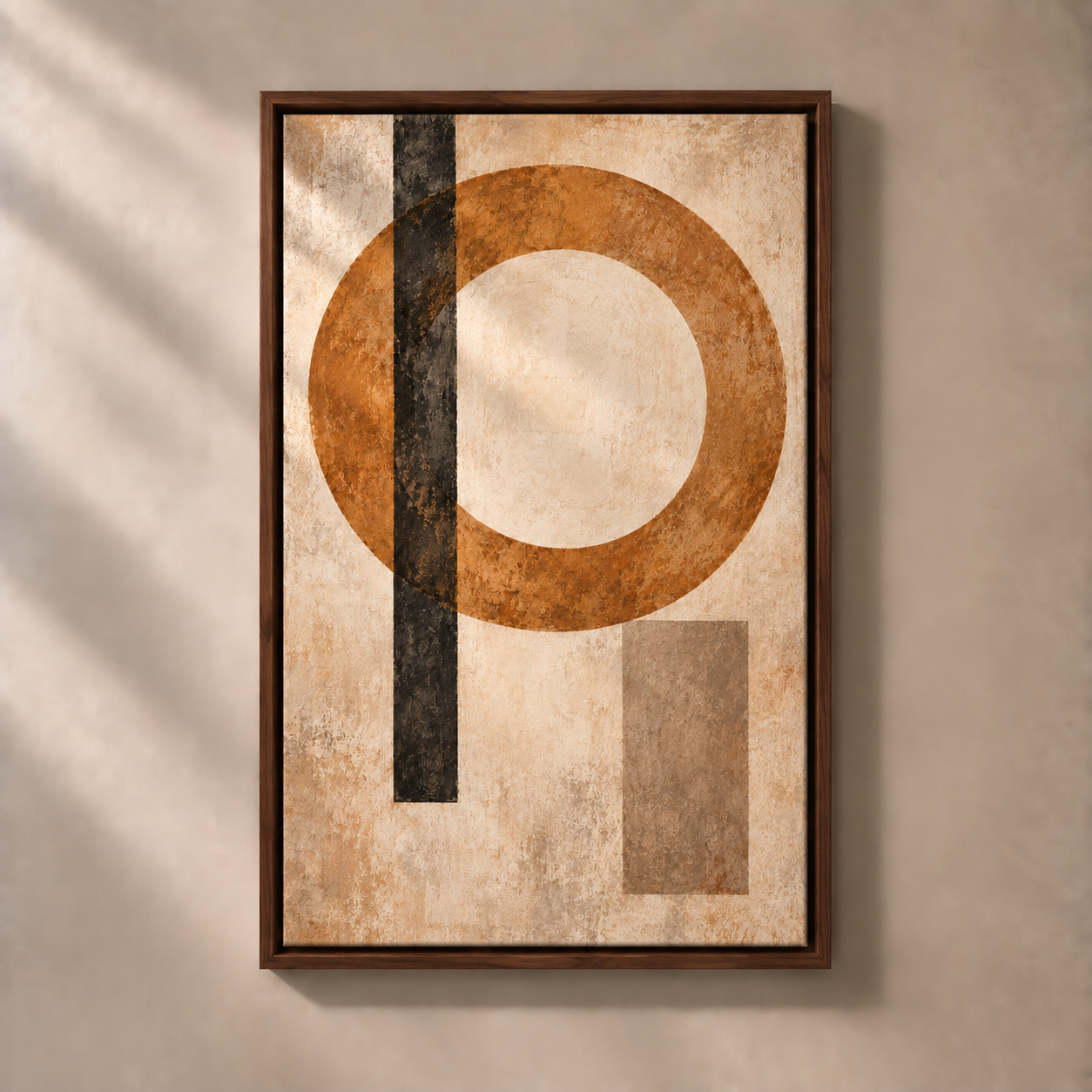 FNR frame preview walnut | Orbit in Ochre