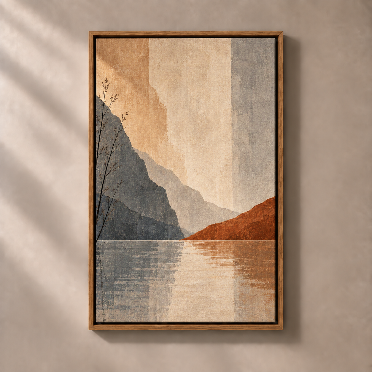 FNR frame preview oak | Quiet Reflection No.2