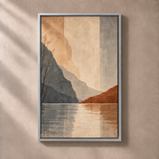 FNR frame preview silver | Quiet Reflection No.2