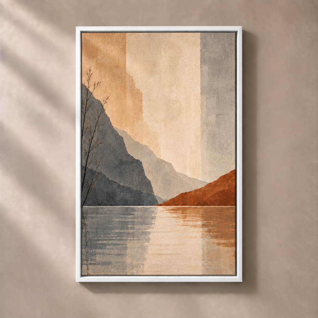 FNR frame preview white | Quiet Reflection No.2