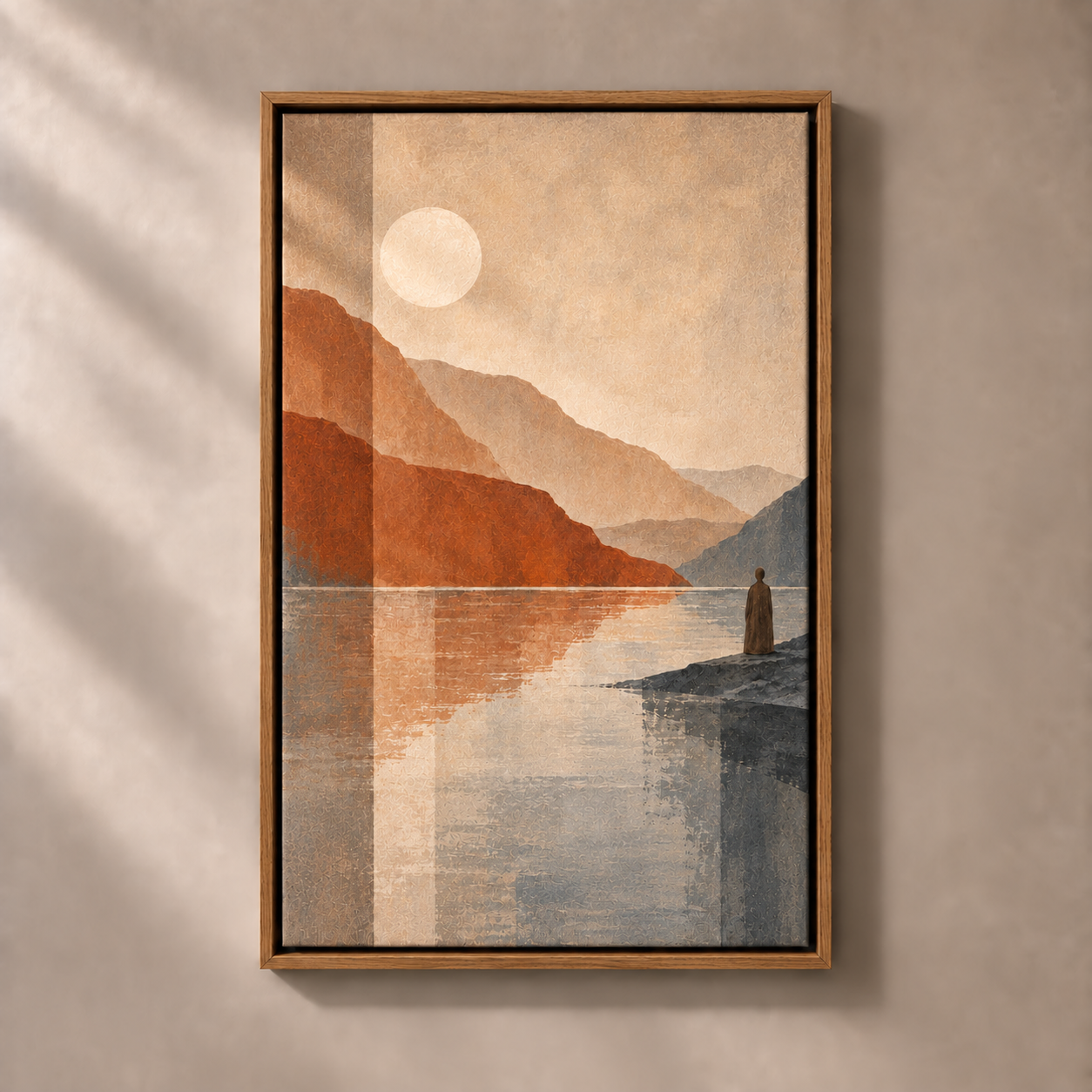 FNR frame preview oak | Quiet Reflection No.3