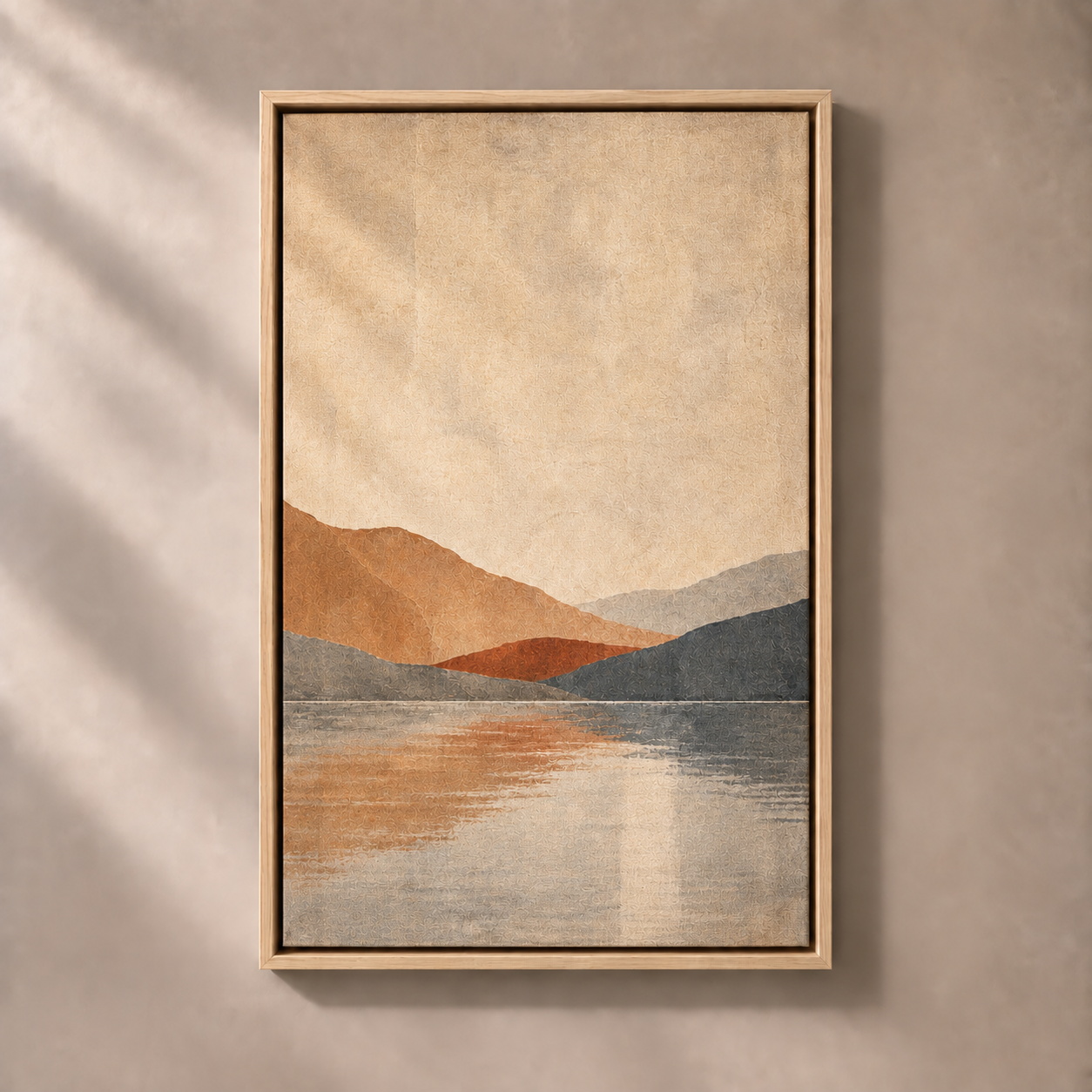 FNR frame preview natural | Quiet Reflection No.4
