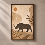FNR frame preview walnut | Rhino Across the Dust