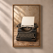 FNR frame preview oak | The Letterpress Atelier