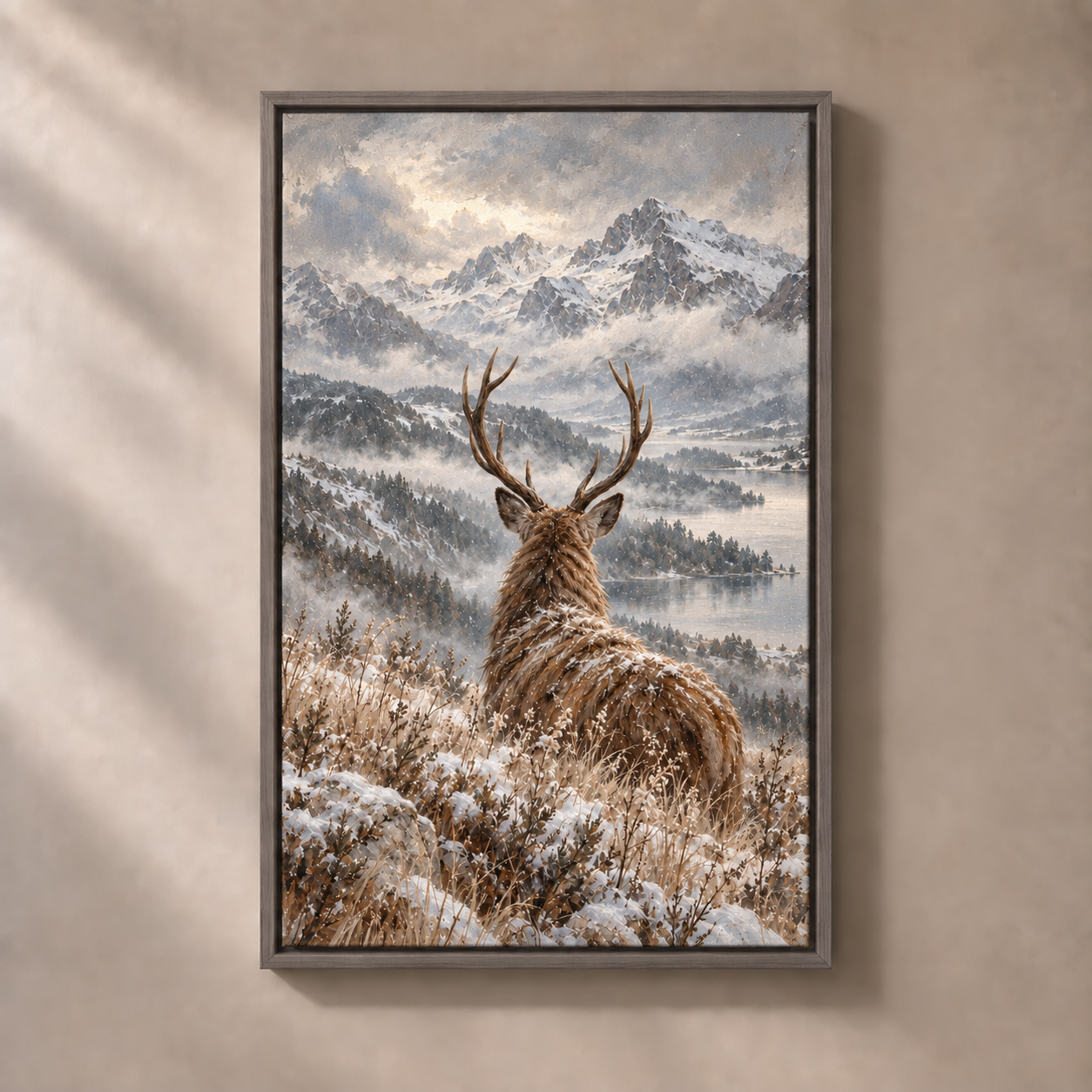 FNR frame preview oak | Where winter holds still