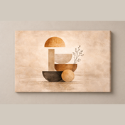 Geometric Earth Harmony horizontal canvas standalone mockup