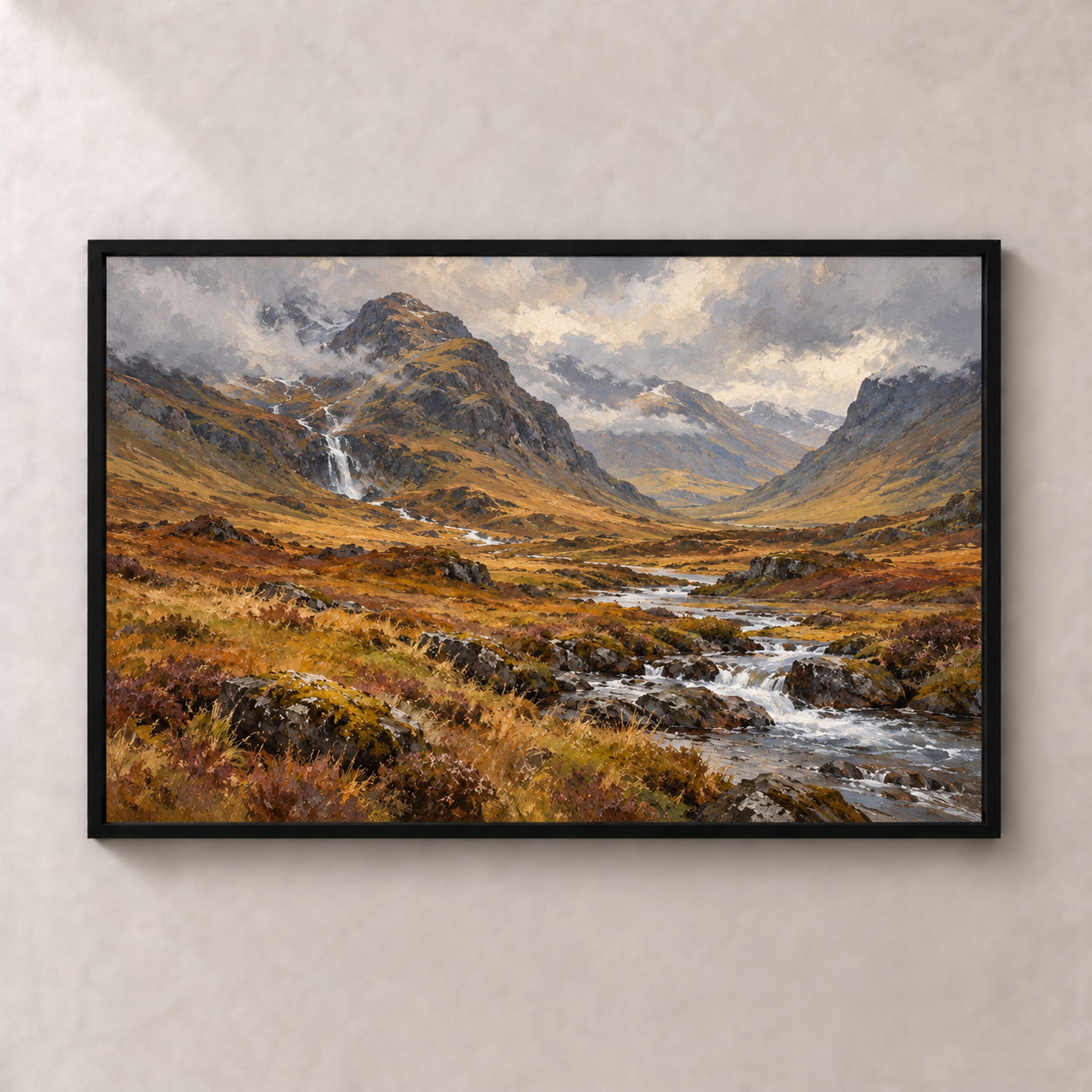 Glencoe Quiet Valley horizontal poster standalone