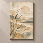 Horizon In Quiet Light - vertical canvas product view