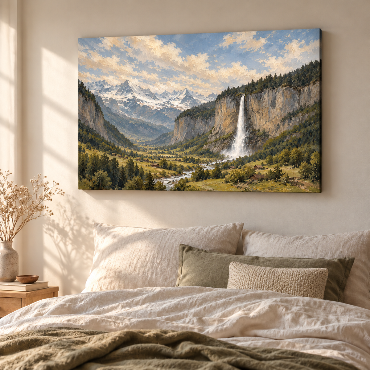 Lauterbrunnen Falling Light - Tela