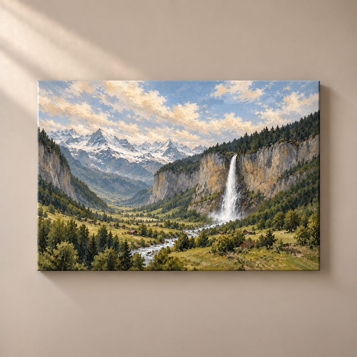 Lauterbrunnen Falling Light - Tela