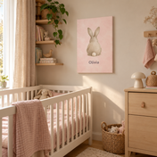 Little Rabbit canvasugc with example name Olivia