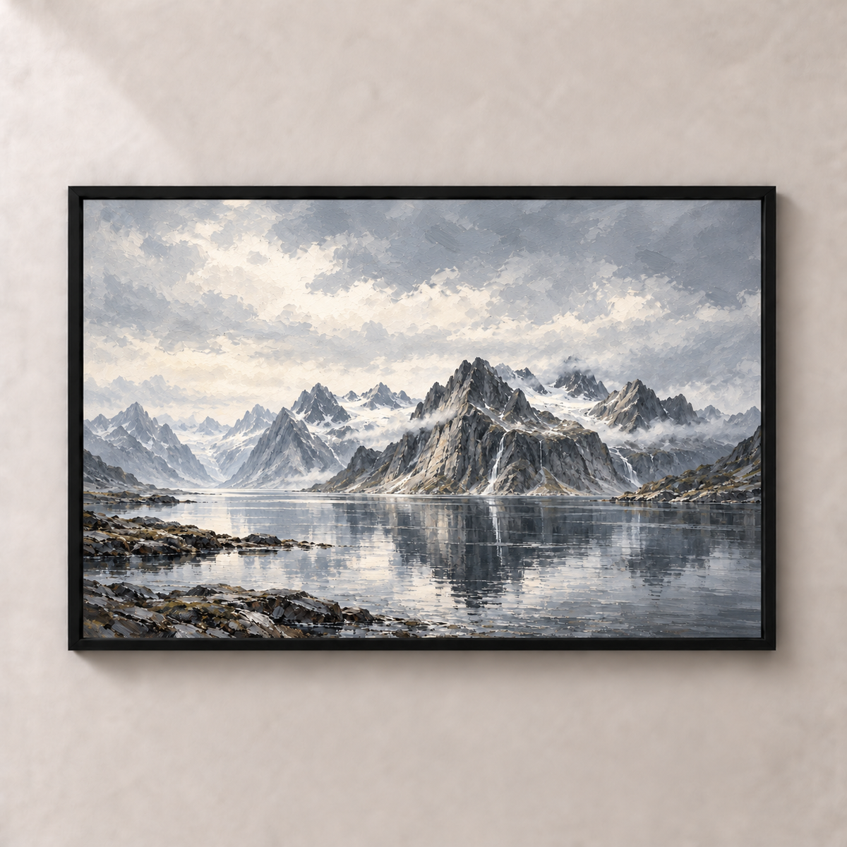 Lofoten Silver Horizon - Lámina decorativa